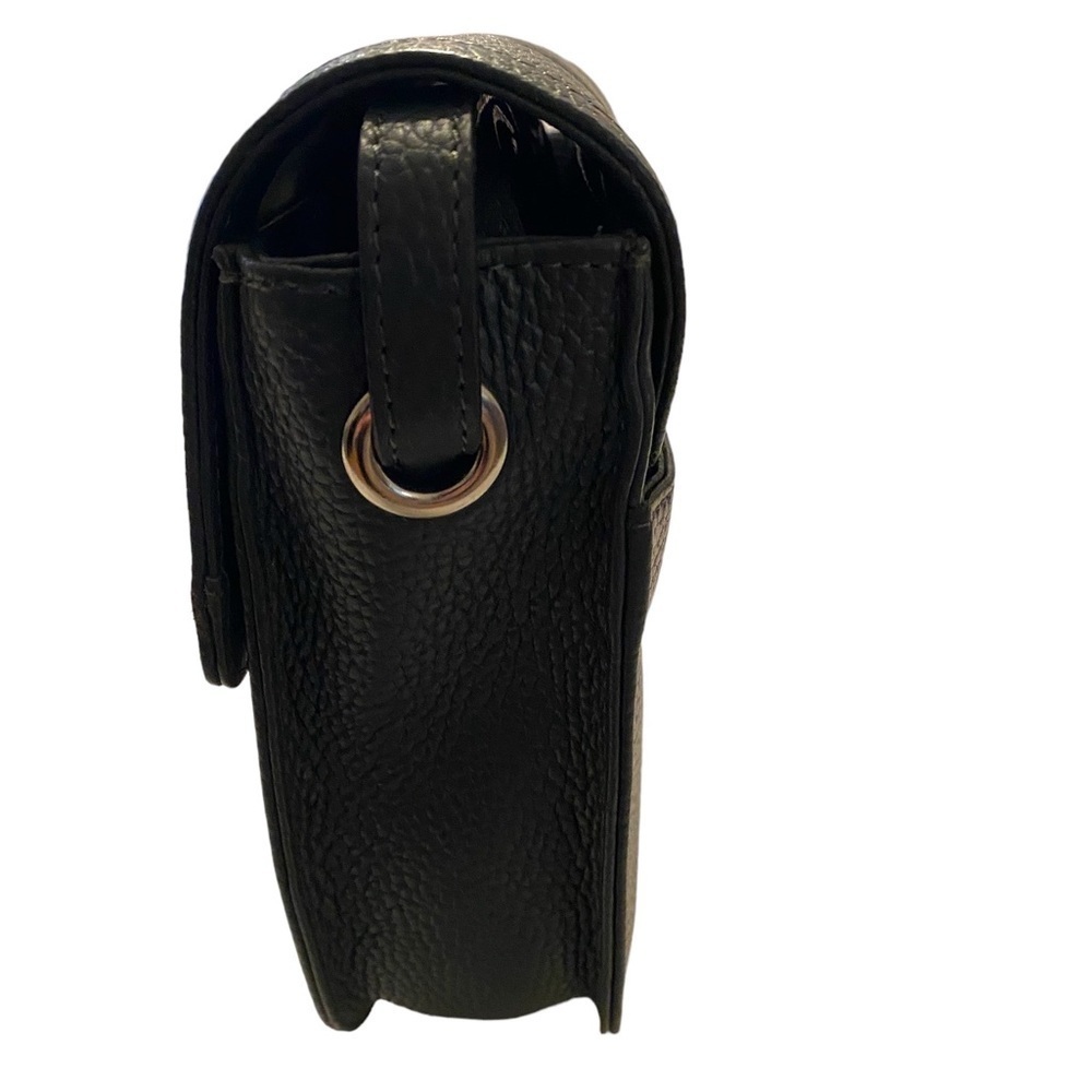 Corder London Dark Hunter Green Pebbled Leather Saddle Shoulder Bag - Picture 3 of 6